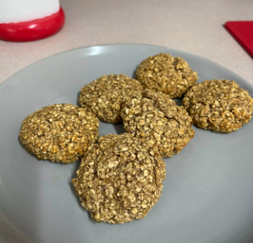 Clean Banana Oat Cookies